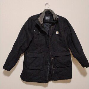 Women's black Carhartt jacket-size large